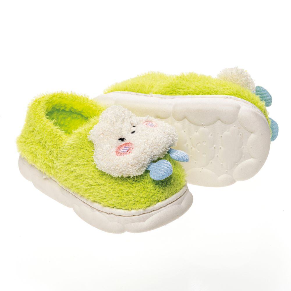 Pantufa Infantil Nuvem Verde - pantufas