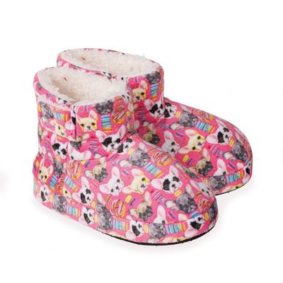 pantufa-botinha-infantil-dogs-rosa-principal